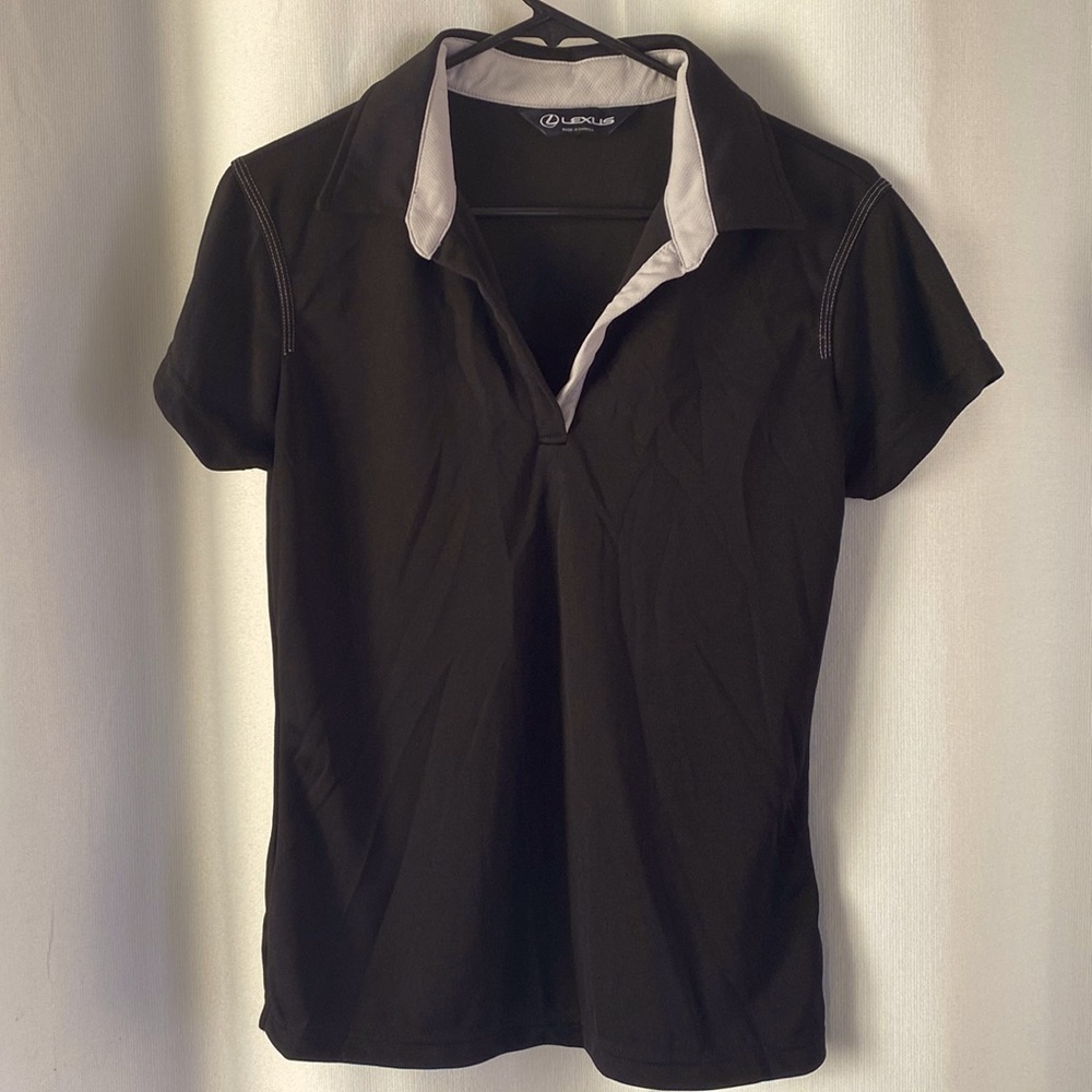 Lexus Golf Style Shirt Black Ladies